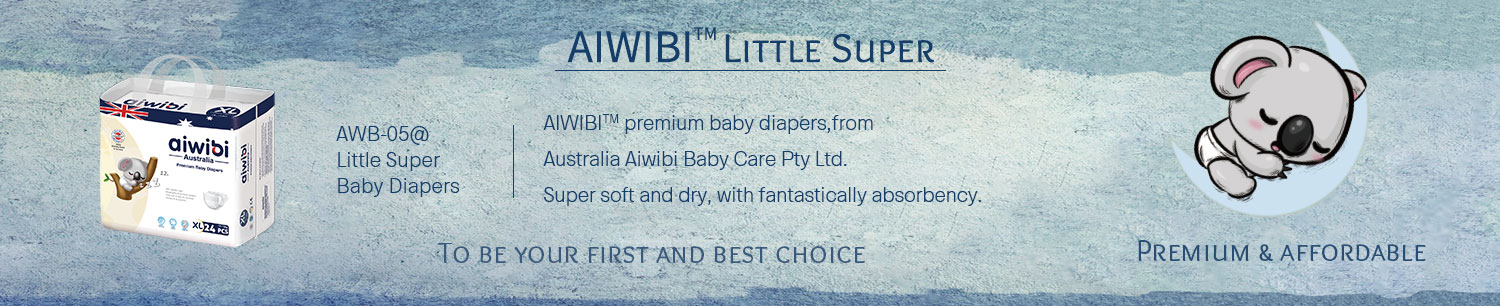 Couches pour bébés de qualité supérieure avec une super capacité d'absorption et une excellente respirabilité.