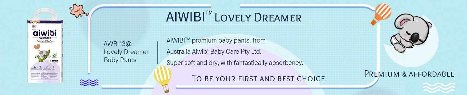 Pantalon bébé jetable AIWIBI Premium avec une super performance d'absorption pour rester au sec