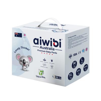 Respirant Premium New Super Light & Soft Absorption Core Aiwibi Baby Pants avec une capacité d'absorption plus élevée