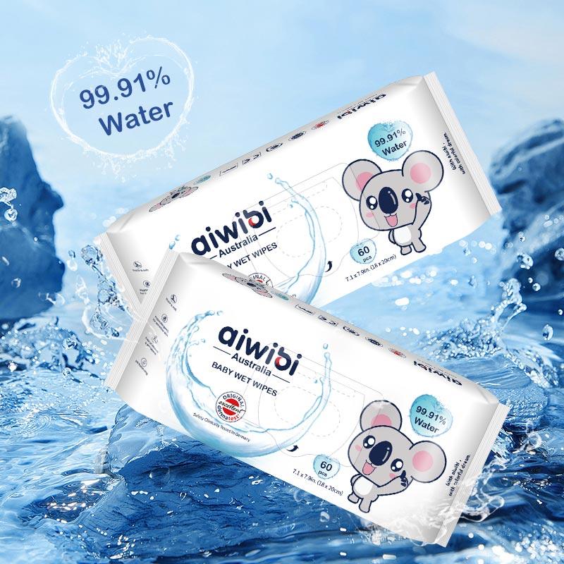 WATER WIPES Lingettes à l'eau pack de 60 – Nubian Beauty