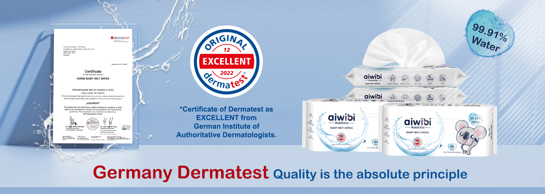 Aiwibi Baby Purified Water Wipes