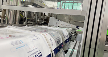 Ligne de production entièrement automatisée de #aiwibi Baby Diaper