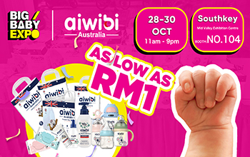 AIWIBI participera à 「BIG Baby Expo」 à Southkey Mid Valley Johor Bahru
